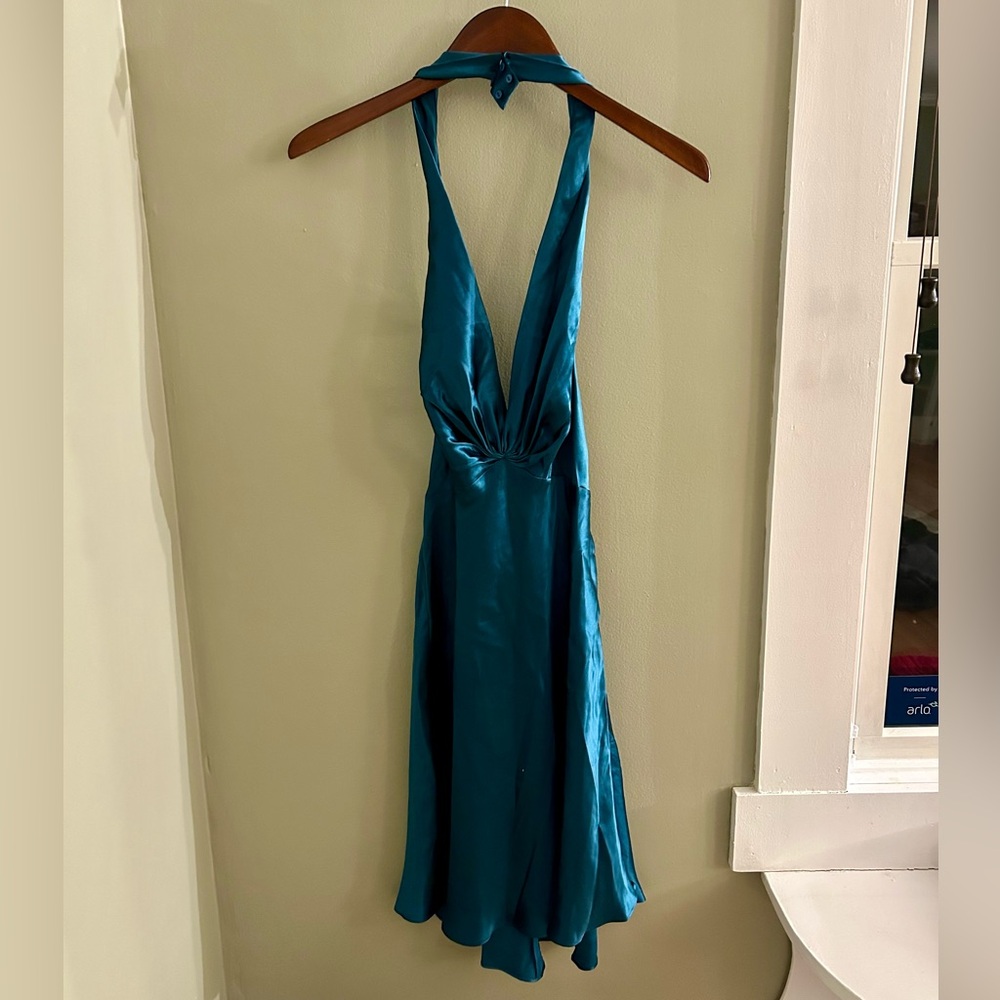 Victoria’s Secret Halter Neck Silk Dress Size Small